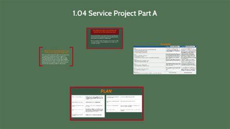 1.04 Service Project Part A Plan Chart