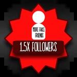 1.5X Followers - Roblox