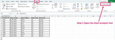 1.7 test your skills general excel tools for data analysis
