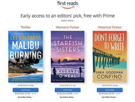 1.Amazon First Reads