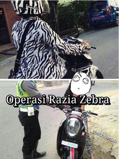 10 Cara Kocak Hindari Operasi Zebra Brilio