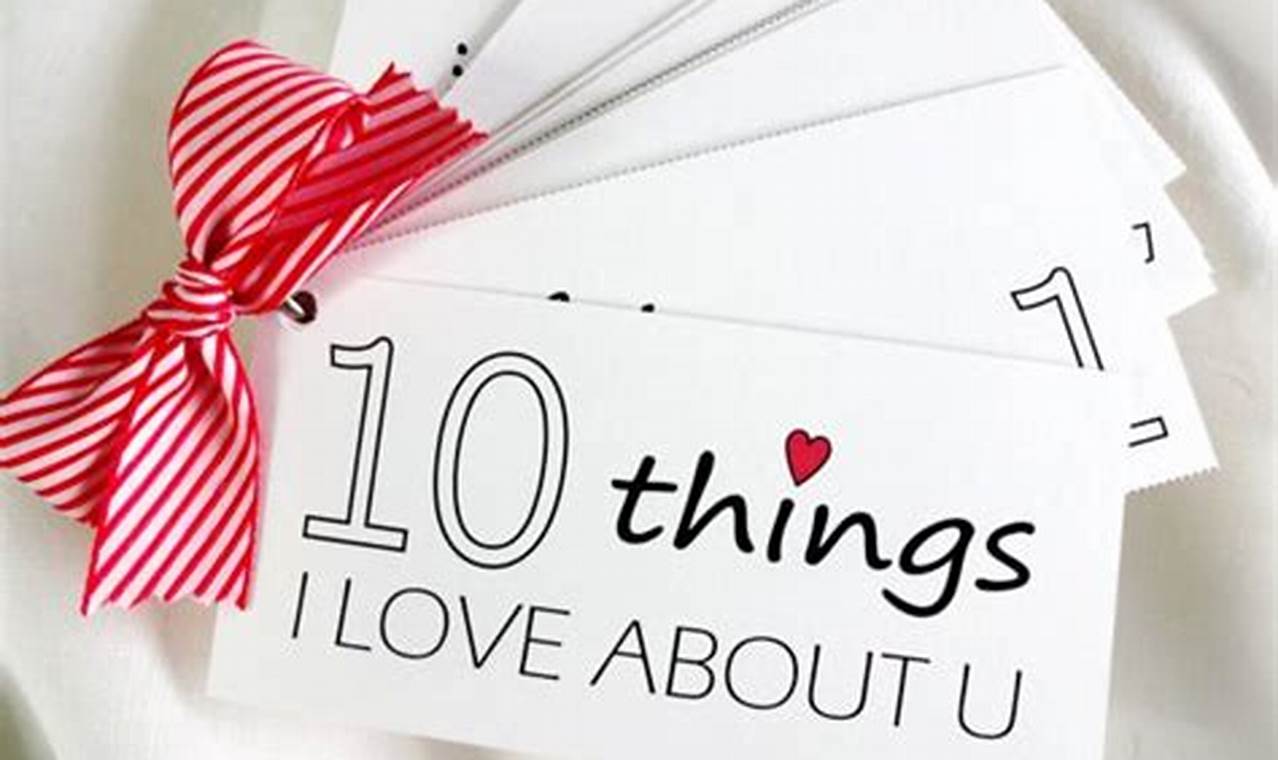 10 Cose Che Amo Di Te Libro Personalizzato