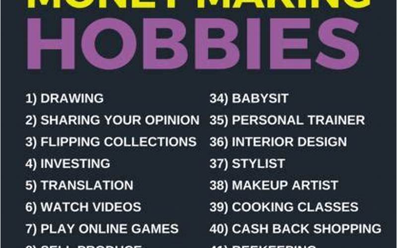10 Ways To Make Money With Your Hobbies