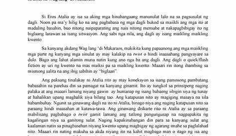 I-download Pagsusuri ng Maikling Dagli/ " WAG LANG DI MAKARAOS " ni