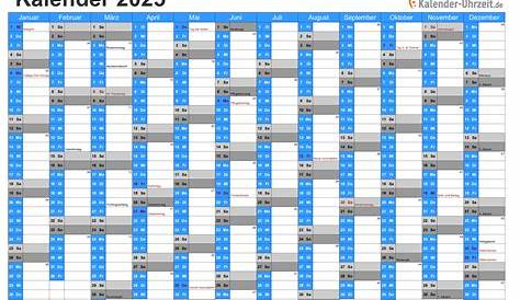 Jahreskalender 2021 Baden-Württemberg | The Beste Kalender