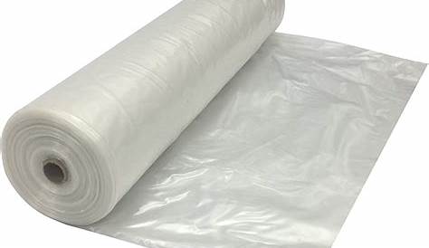 10 MIL Clear Plastic Sheeting 20' x 100' 10 MIL Plastic Sheeting