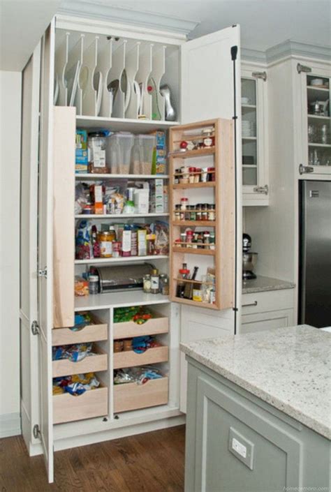 This pantry unit designed by Dorans Kitchen & Home is a stylish storage
