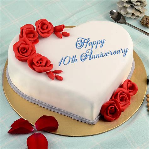 10 Year Wedding Anniversary Cake Ideas