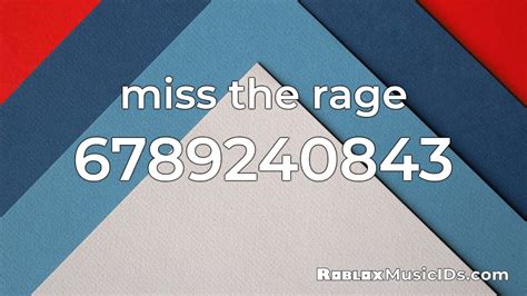 10+ Popular Miss the rage Roblox Music Codes/IDs (Working 2021 
