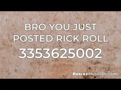 10+ Popular Rick Roll Roblox Music Codes/IDs (Working 2021 