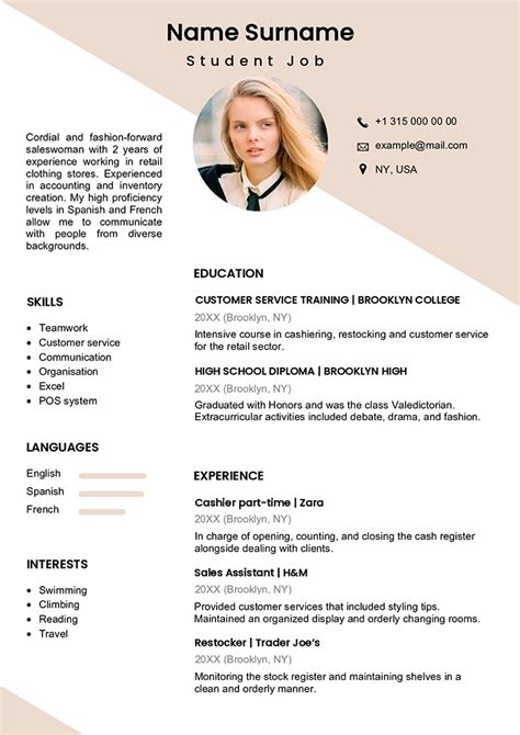 10+ College Resume Template, Sample, Examples Free Premium Templates