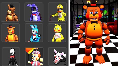 10 ANIMATRONICS GRATIS no Roblox FNAF 2 Animatronics 