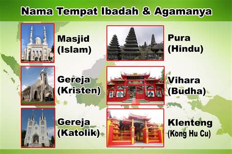 10 Agama diakui di Indonesia, Apa Saja dan Di Mana Saja Tempat Ibadahnya?