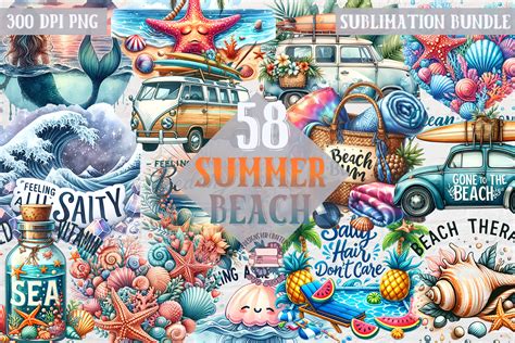 Download 10 Beach Bundle | Lettering Quotes Files Free PSD Mockups