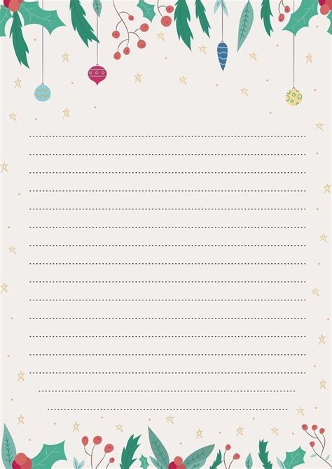 10 Best Printable Holiday Letterhead Paper - printablee.com