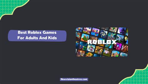 10 Best Roblox Games for Adults and Kids in 2023