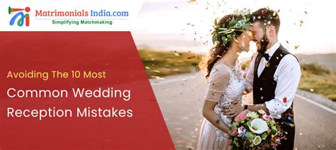10 Common Wedding Reception Mistakes