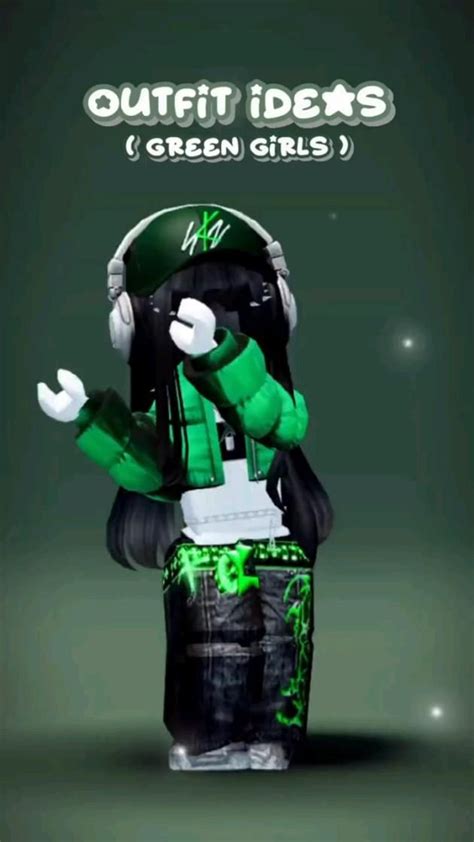 10 Cool Roblox Green Outfits - YouTube