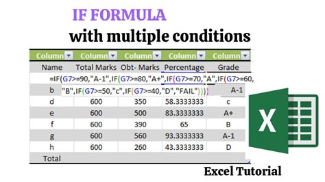 10 Excel If Formulas To Handle Multiple Values