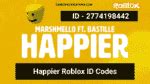 10 Marshmello Happier Roblox ID Codes [2022] - Game Specifications
