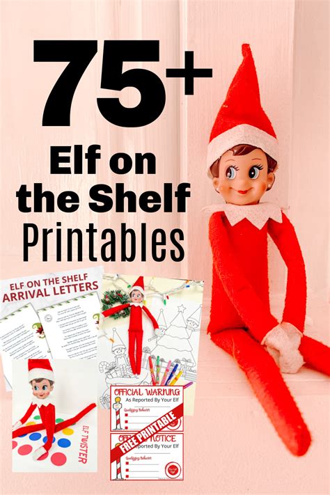 10 Mini-Sized Elf on the Shelf Printables