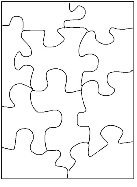 10 Piece Puzzle Printable