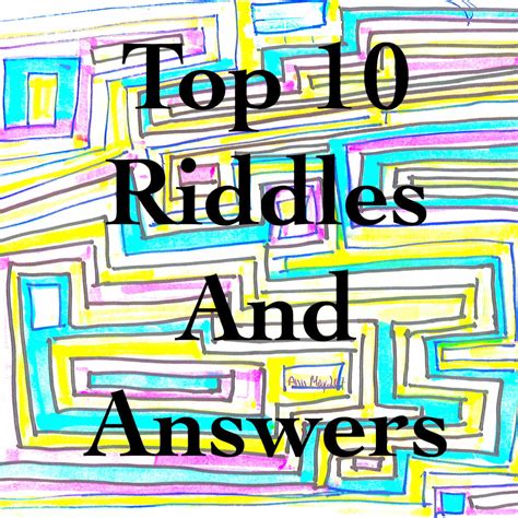 10 Riddles With Answers