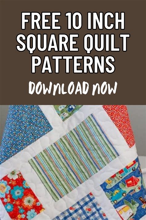 10 Square Quilt Patterns