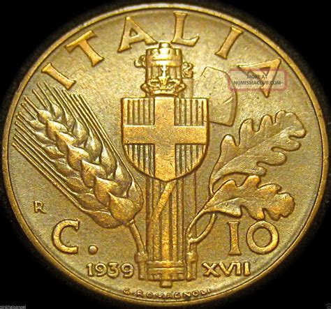 10 centesimi 1939 valore