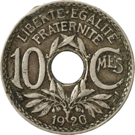 10 centimes 1920 valeur