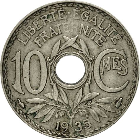 10 centimes 1935 valeur