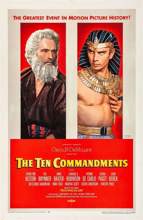 10 commandments movie tv schedule