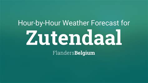 10 day weather forecast for zutendaal belgium