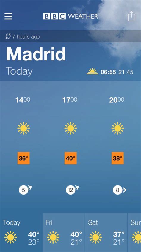 10 day weather madrid spain