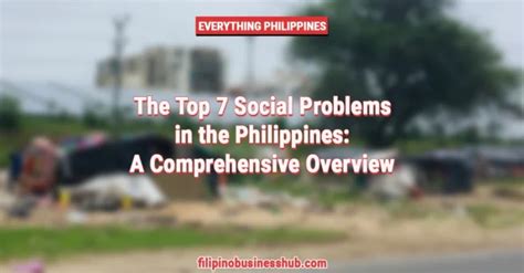 10 examples of social problems in the philippines and their solutions