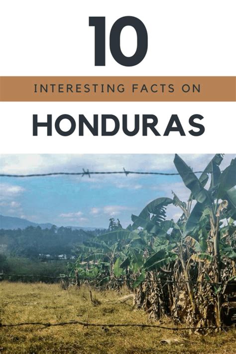 10 interesting facts about honduras