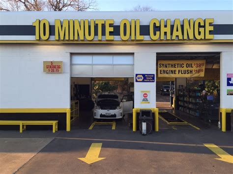 10 minute oil change colonia nj