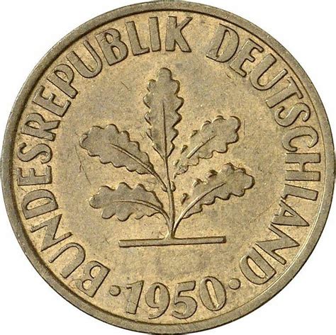 10 Pfennig 1950 Value