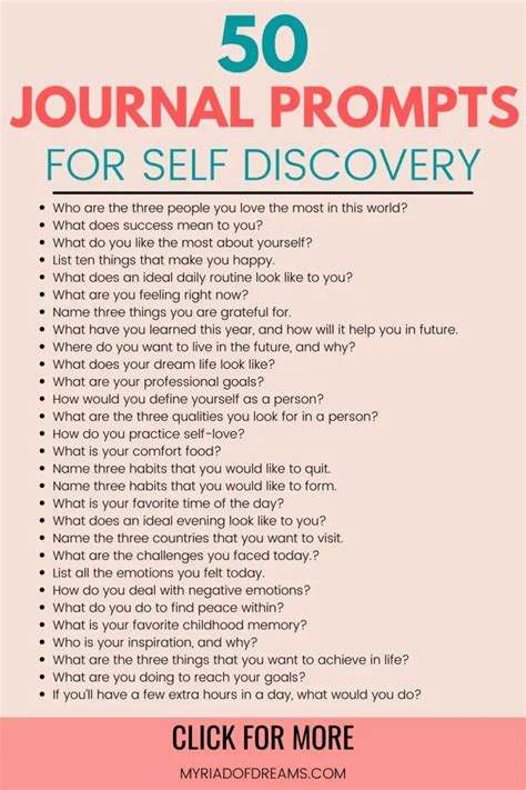 10 Prompts for Self-Exploration