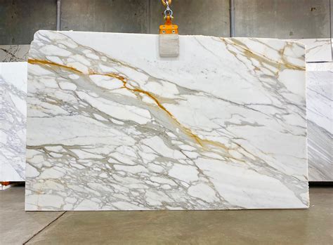 10 slabs of calacatta gold marble