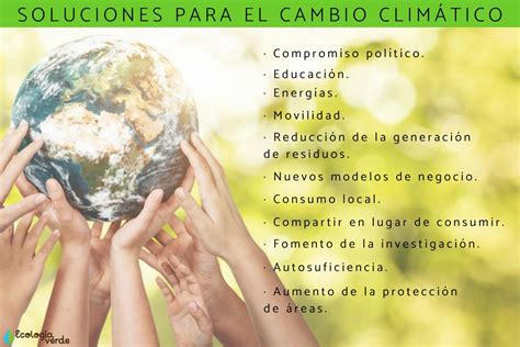 10 soluciones del cambio climático