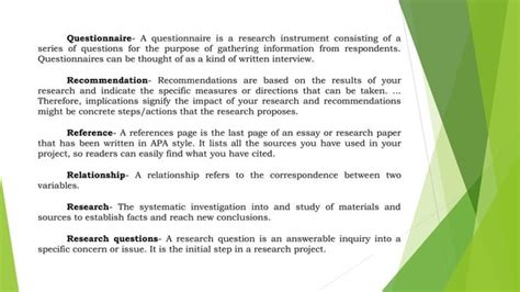 10 technical terms used in research with examples