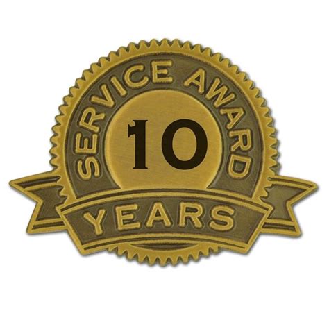 10 years service award