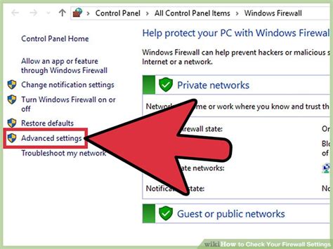 10. Check the Windows Firewall