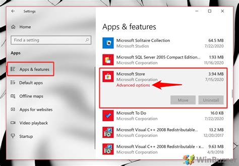 10. Clear the Microsoft Store Cache