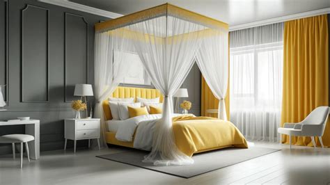 10. Create an eye-catching statement with a yellow canopy