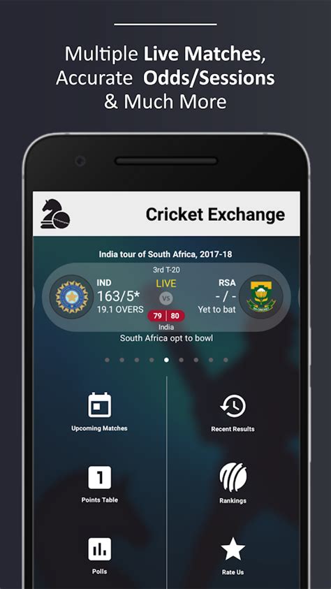 10. Cricket Exchange (Live Line)