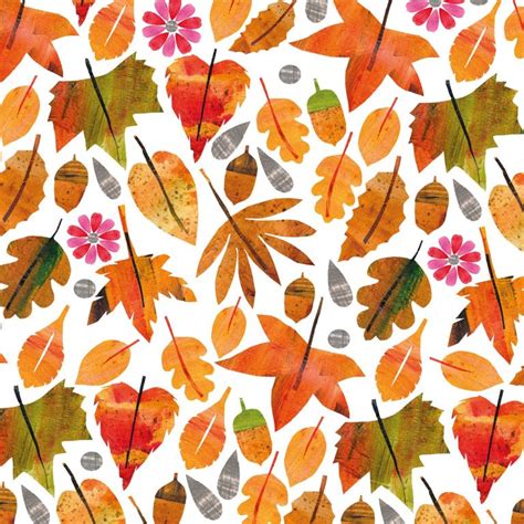 10. Decoupage the patterns of fall with colored paper