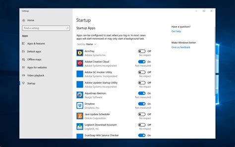10. Disable Startup Apps