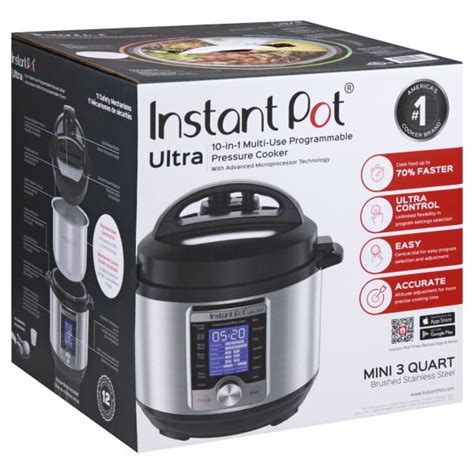 10. Instant Pot Multi-use Programmable Pressure Cooker